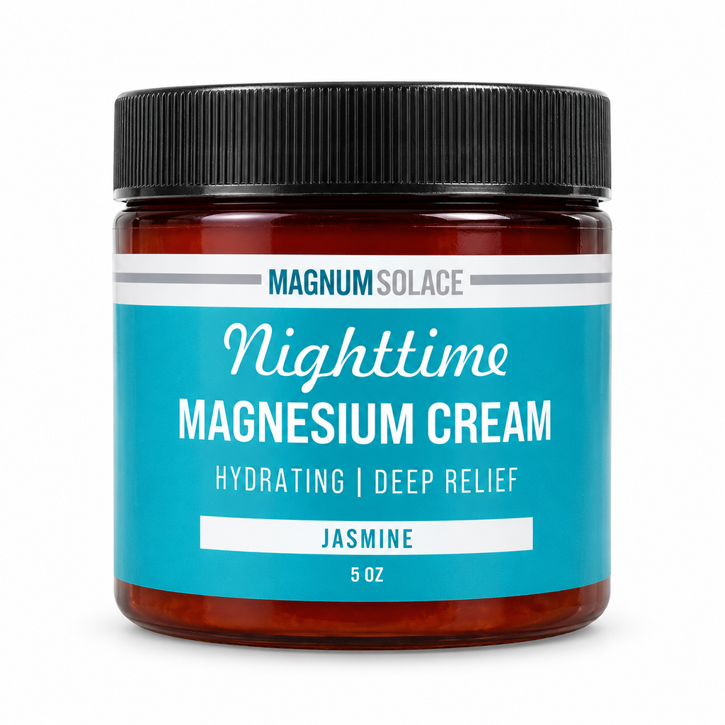 Magnum Solace Nighttime Magnesium Cream Jasmine 5 oz