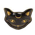 Mystic Mog Black & Gold Trinket Dish
