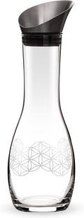 Flower of Life VitaJuwel Era Crystal Water Carafe Flower of Life (for Gemstone Vials)