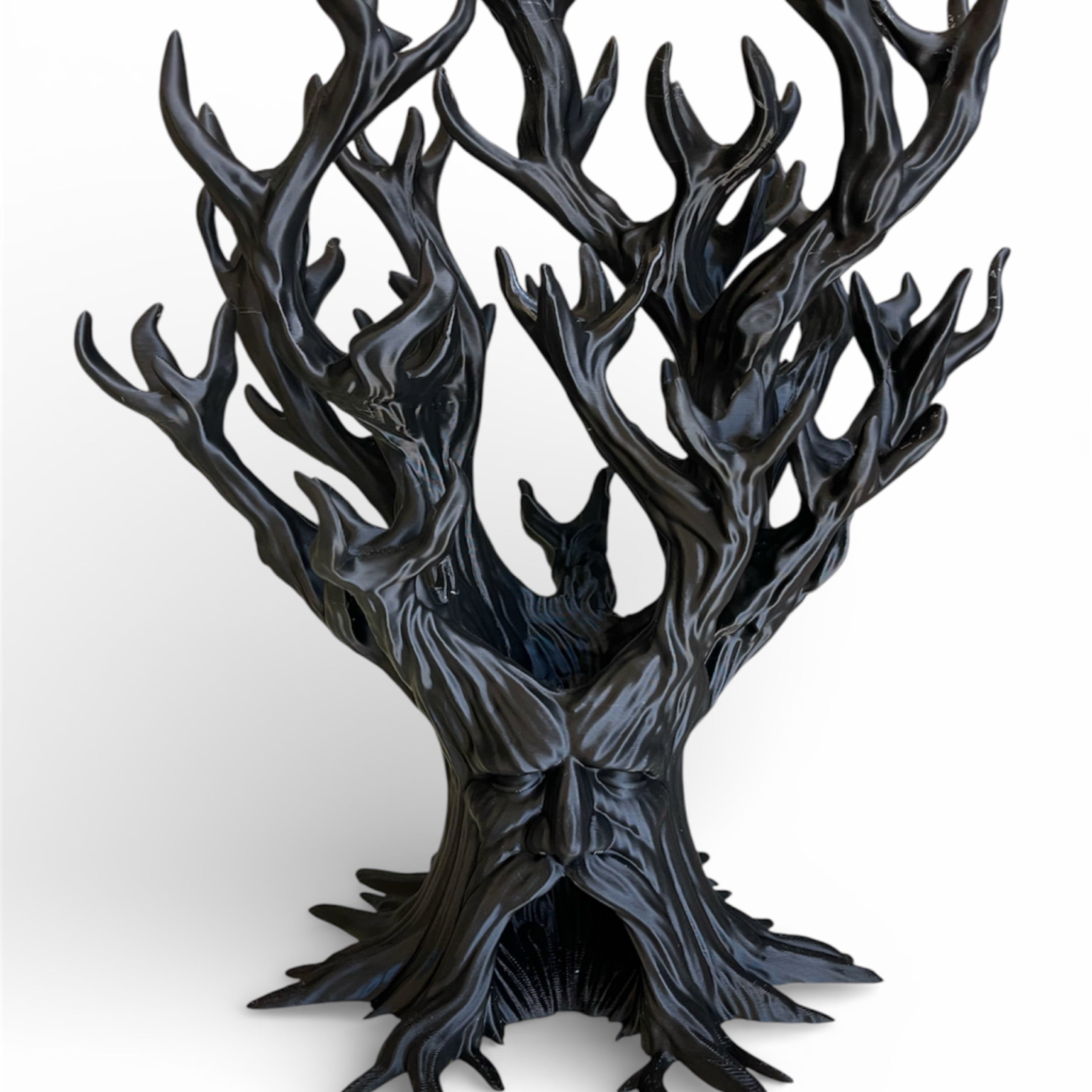 Greenman Black Large Tumbled Stone Tree