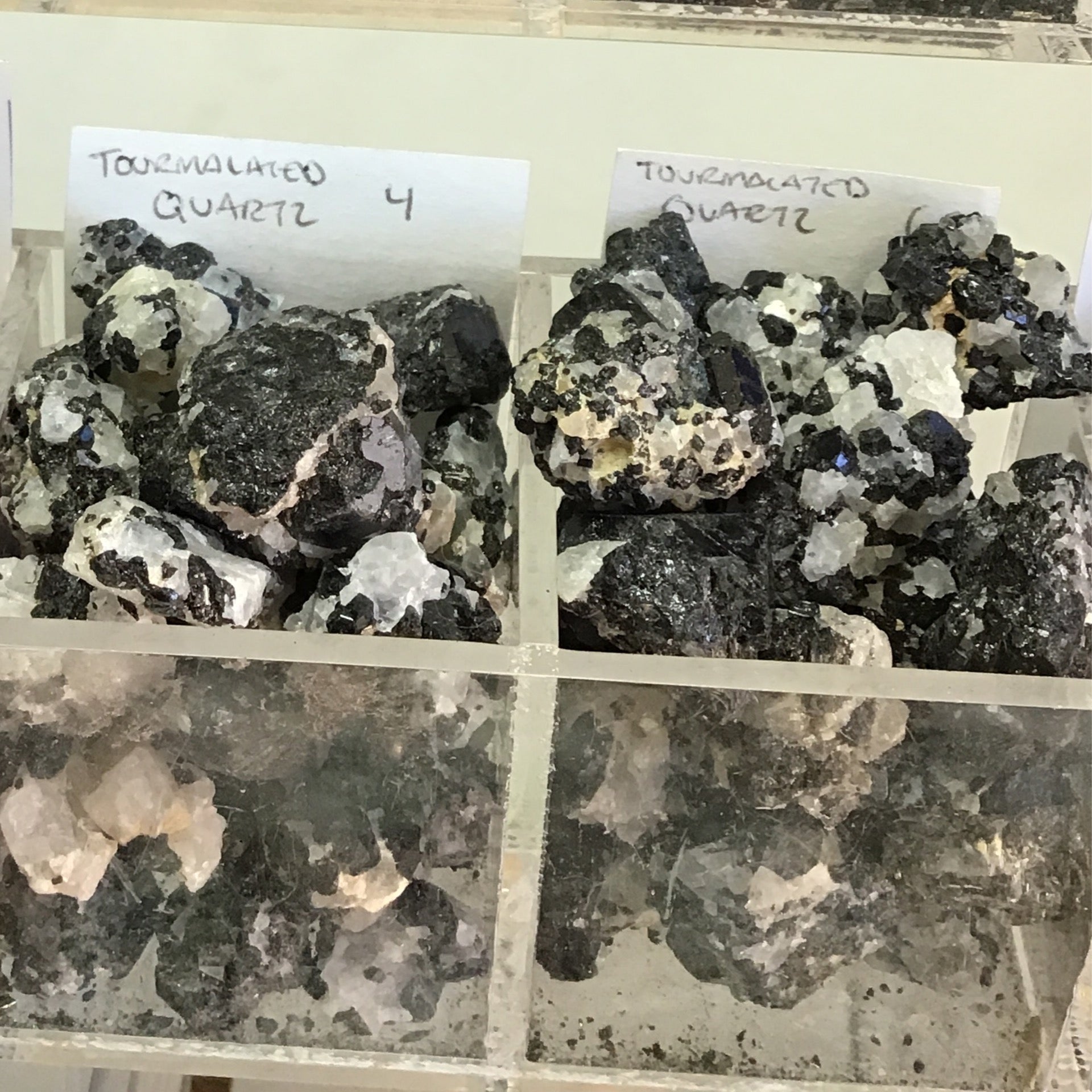 Tumbled Quartz Tourmalated Rough