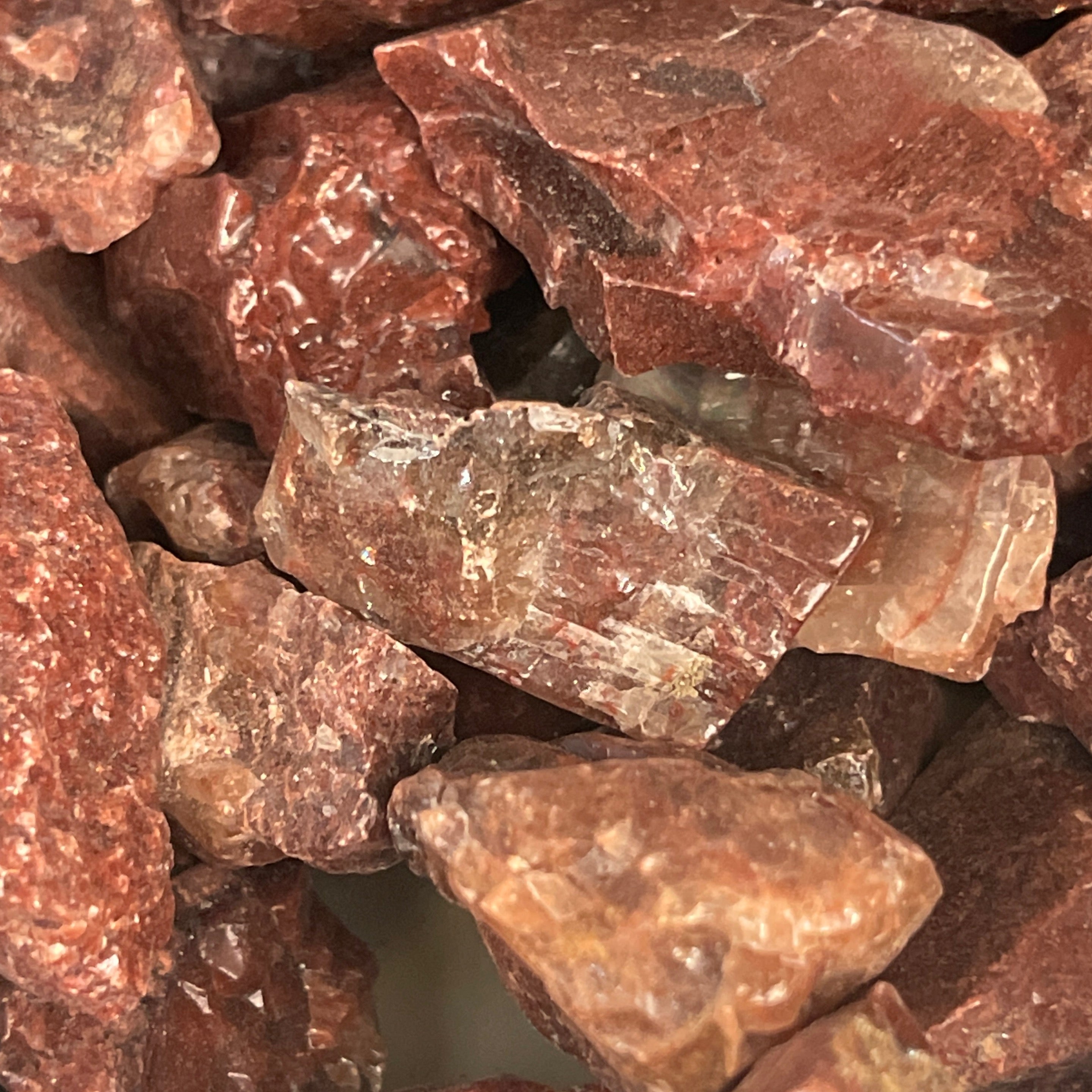 Tumbled Calcite Red