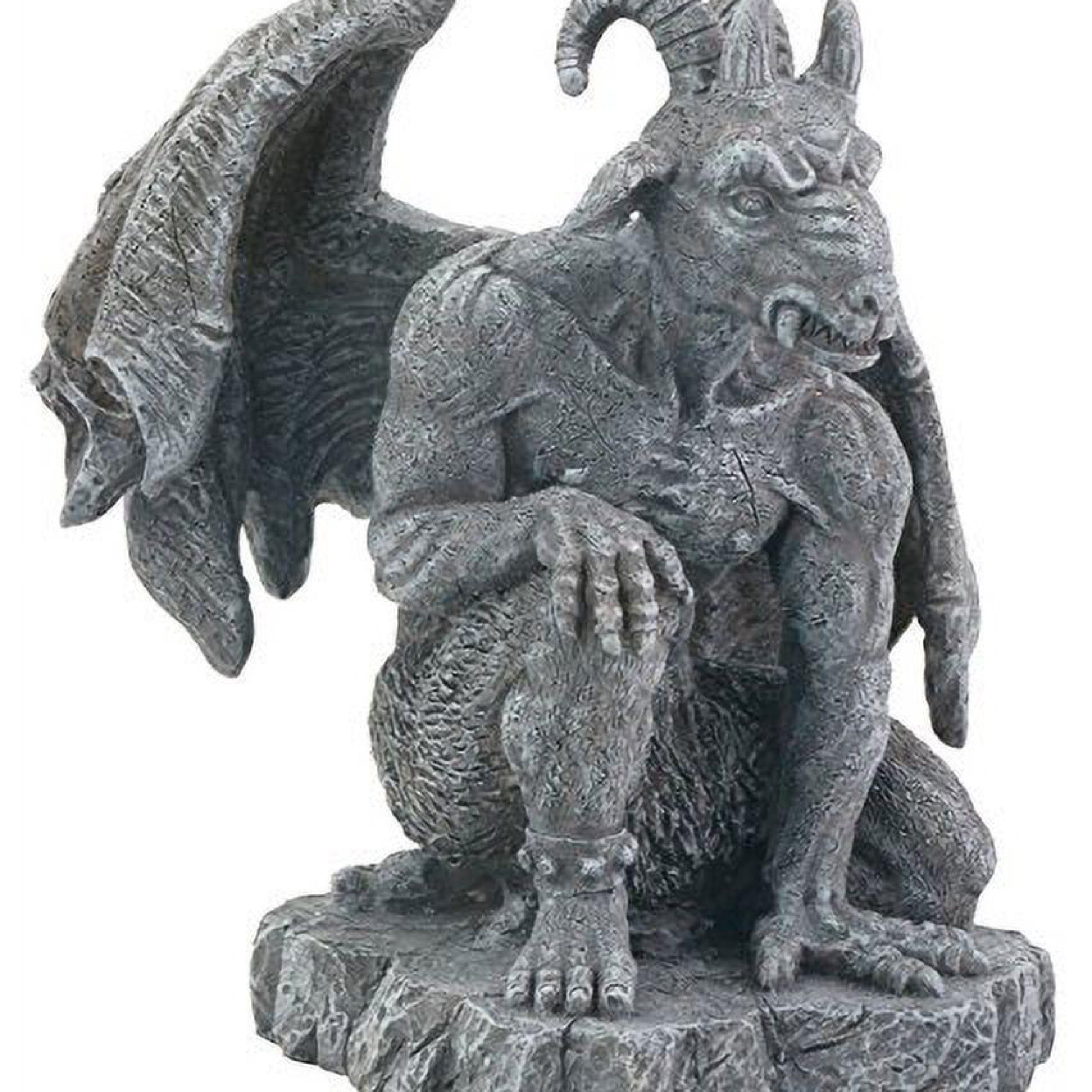 The Guardian Goat Headed Gargoyle Medieval Statue Figurine Decoration