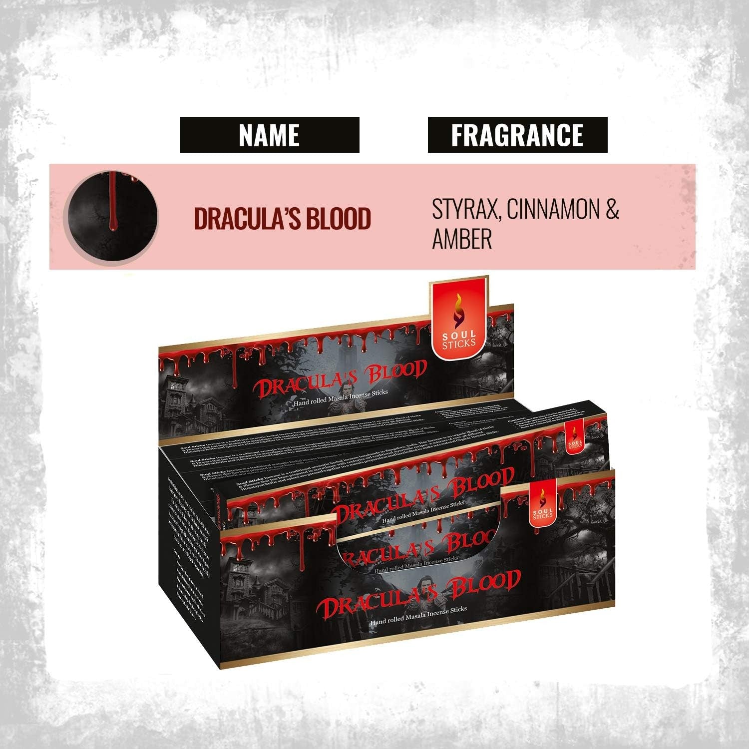 Dracula's Blood Natural Masala Incense Sticks