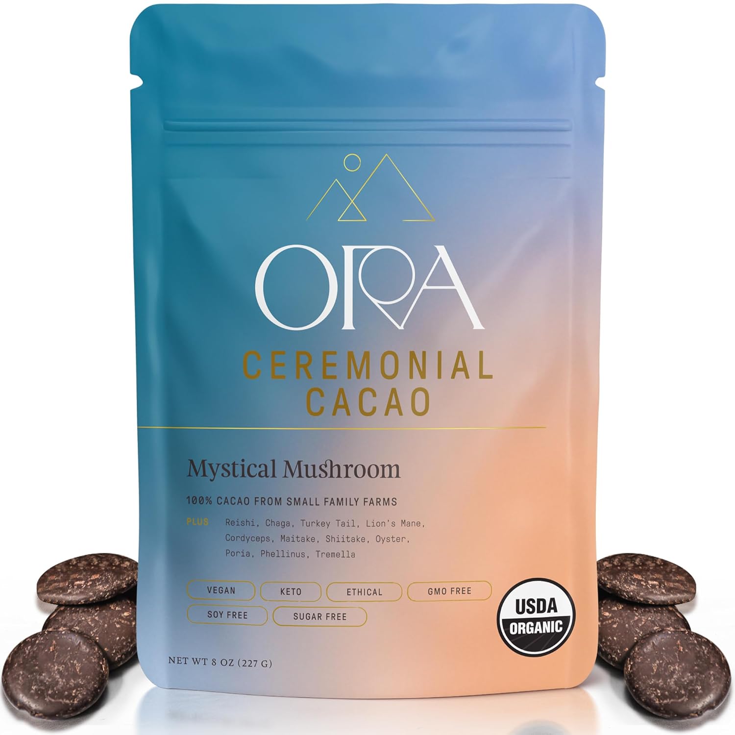 ORA Mystical Mushroom Enhanced Ceremonial Cacao