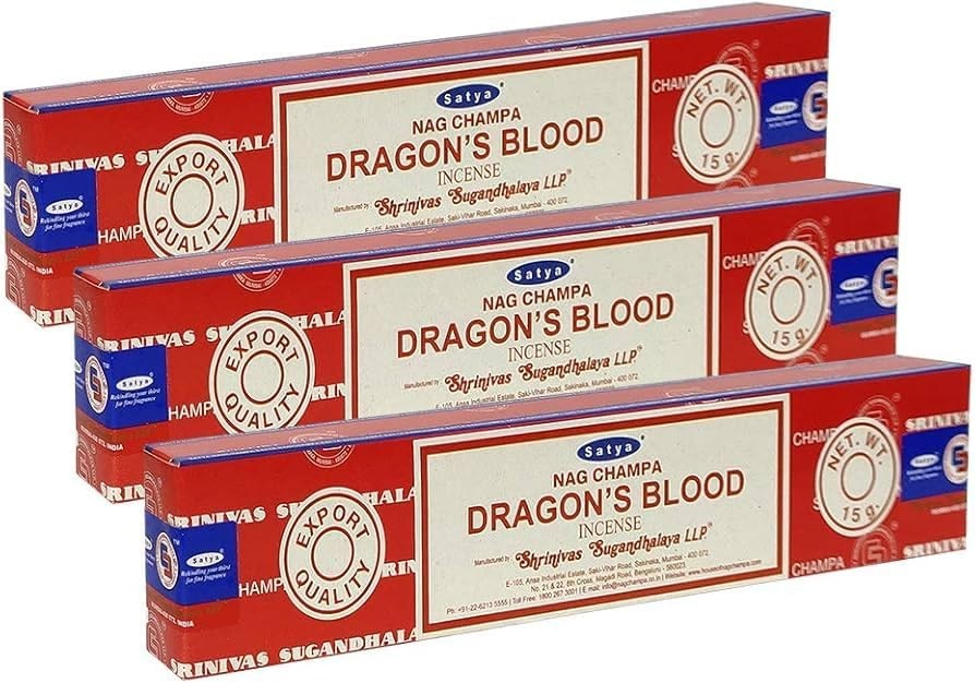 Satya Dragon's Blood Stick Incense