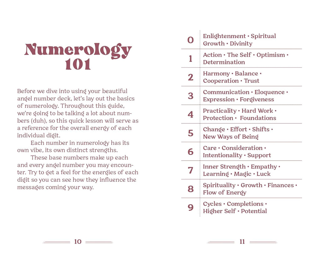 The Angel Number Oracle: A 55-Card Deck and Guidebook