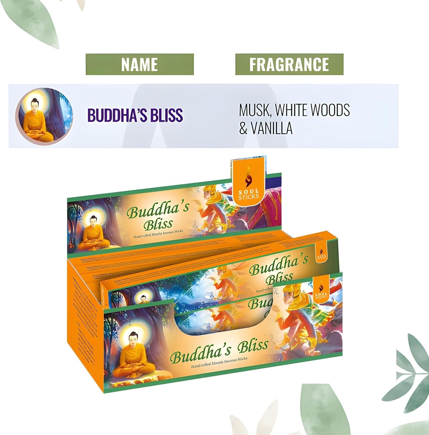 Buddha's Bliss Natural Masala Incense Sticks