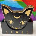 Mystic Mog Coaster Set