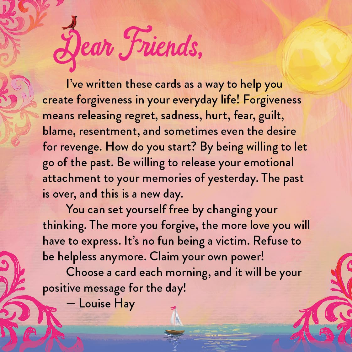 Louise Hay's Affirmations for Forgiveness: A 12-Card Deck to Release Your Past and Move into Love