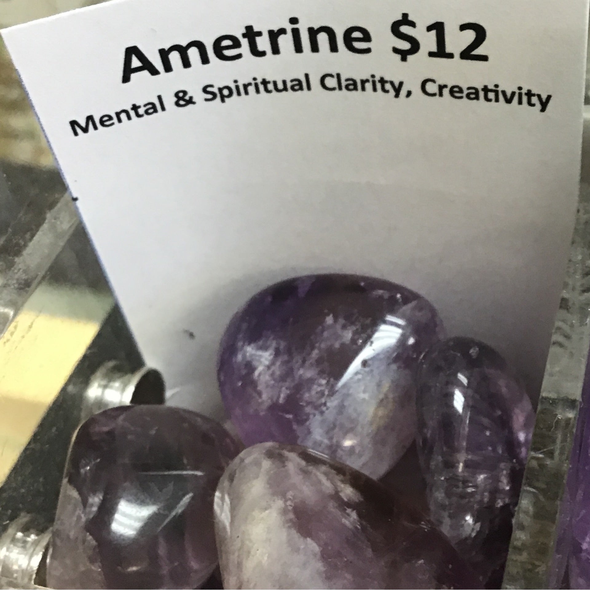 Tumbled Ametrine