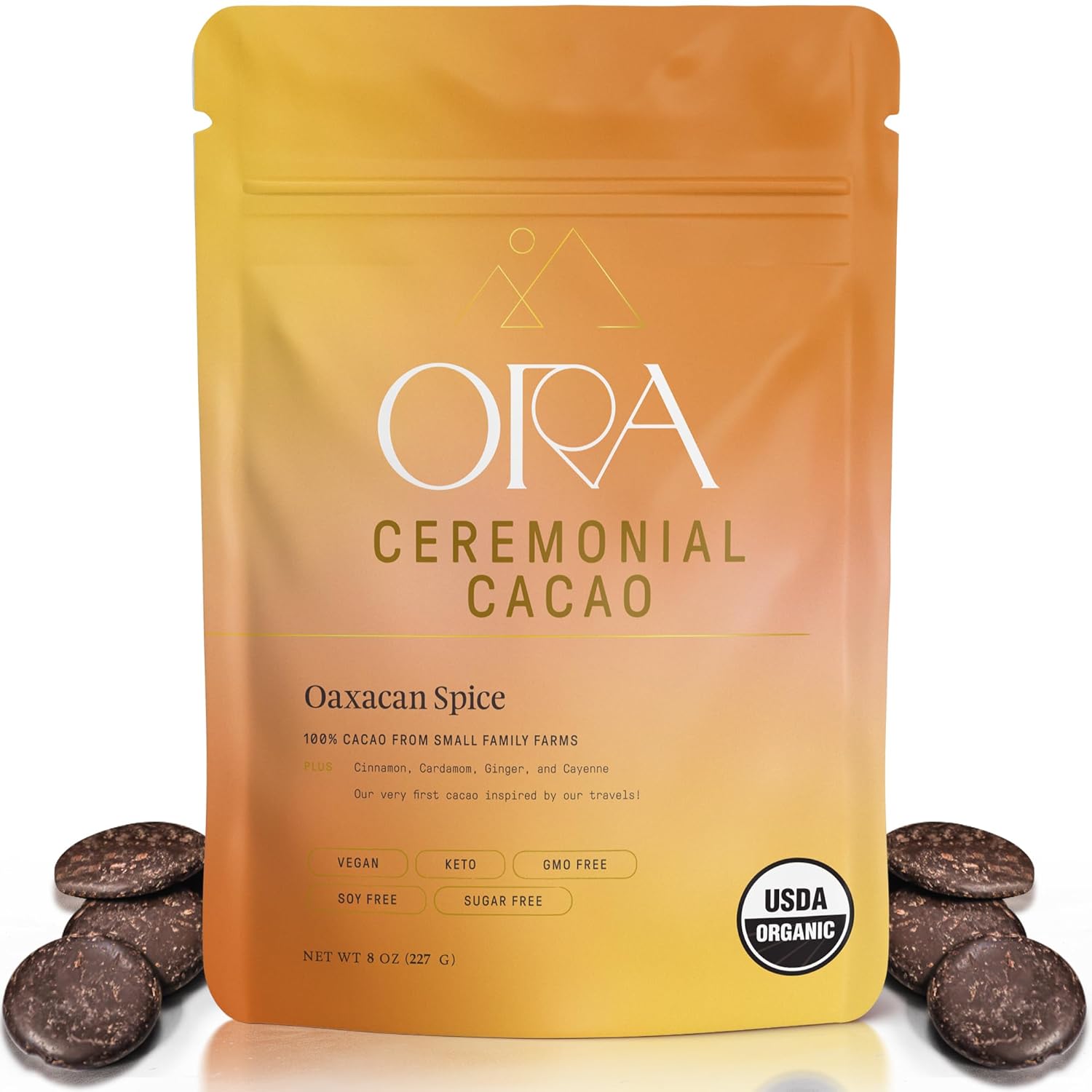 ORA Oaxacan Spice Enhanced Ceremonial Cacao