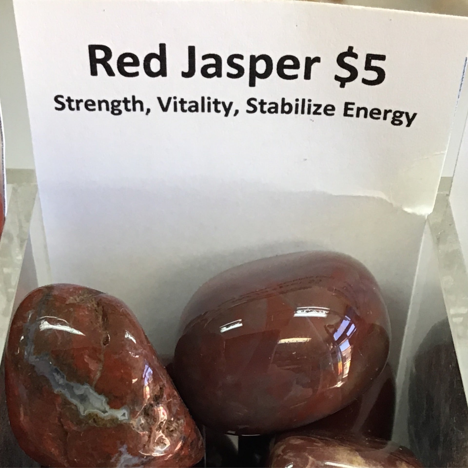 Tumbled Jasper Red