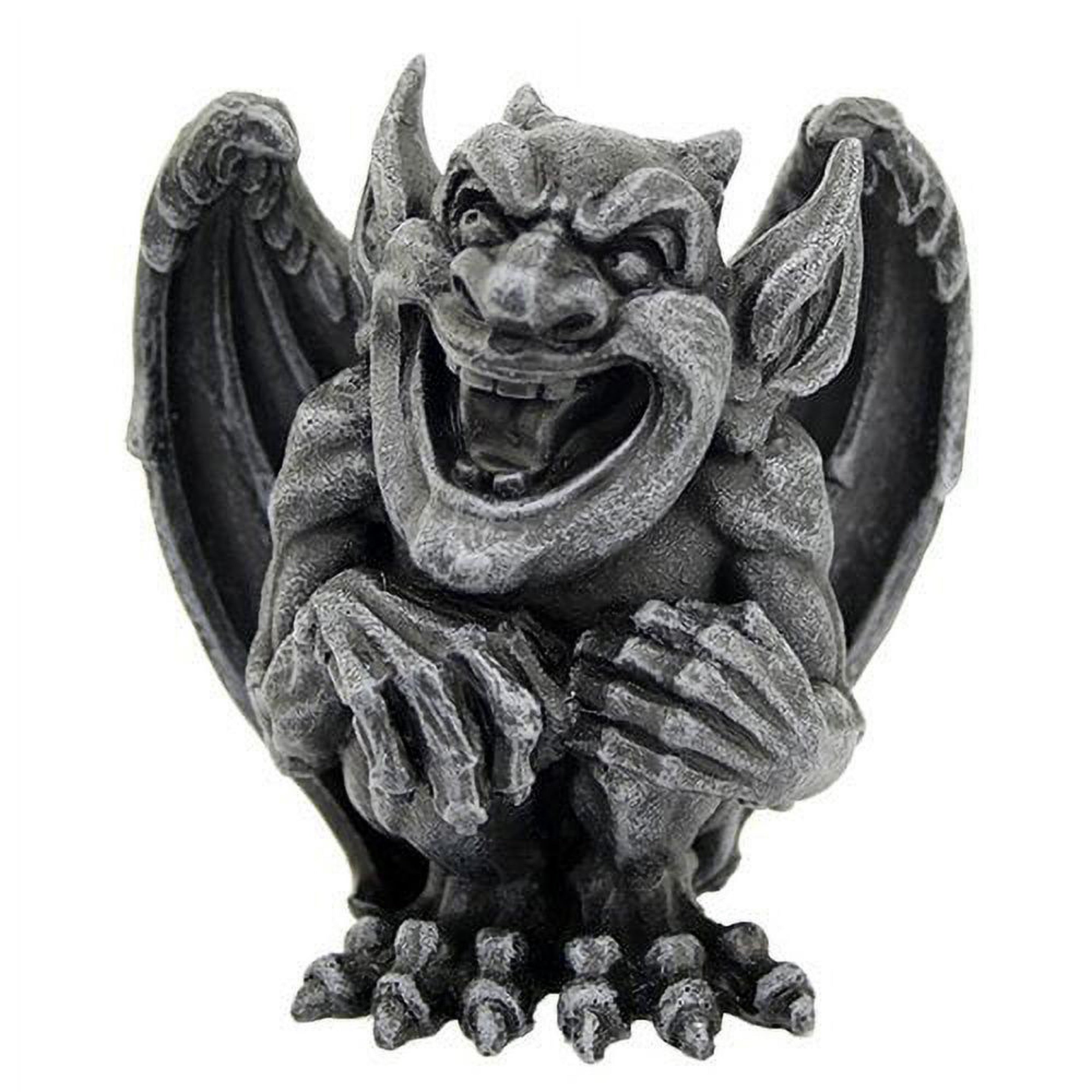 Whimsical Guardian Gargoyle Deskop Table Statue Figurine 5 inch