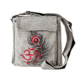 Feather/Om Cross Body Canvas Bag Copy