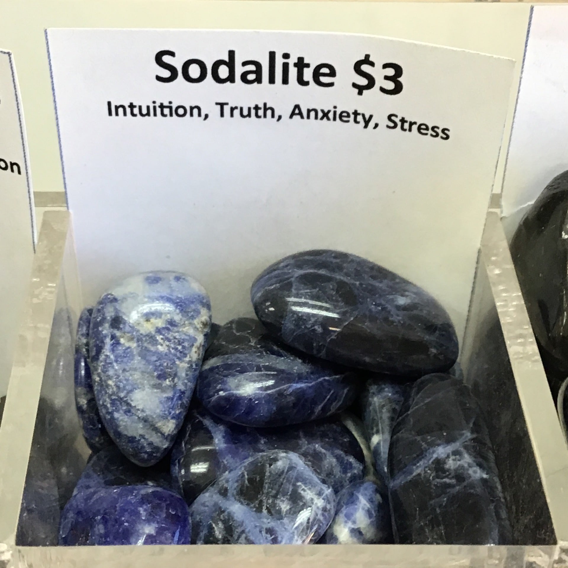Tumbled Sodalite