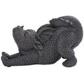 Garden Dragon Stretch Out Dragon Garden Display Decorative Accent Sculpture Stone Finish 10 Inch Tall