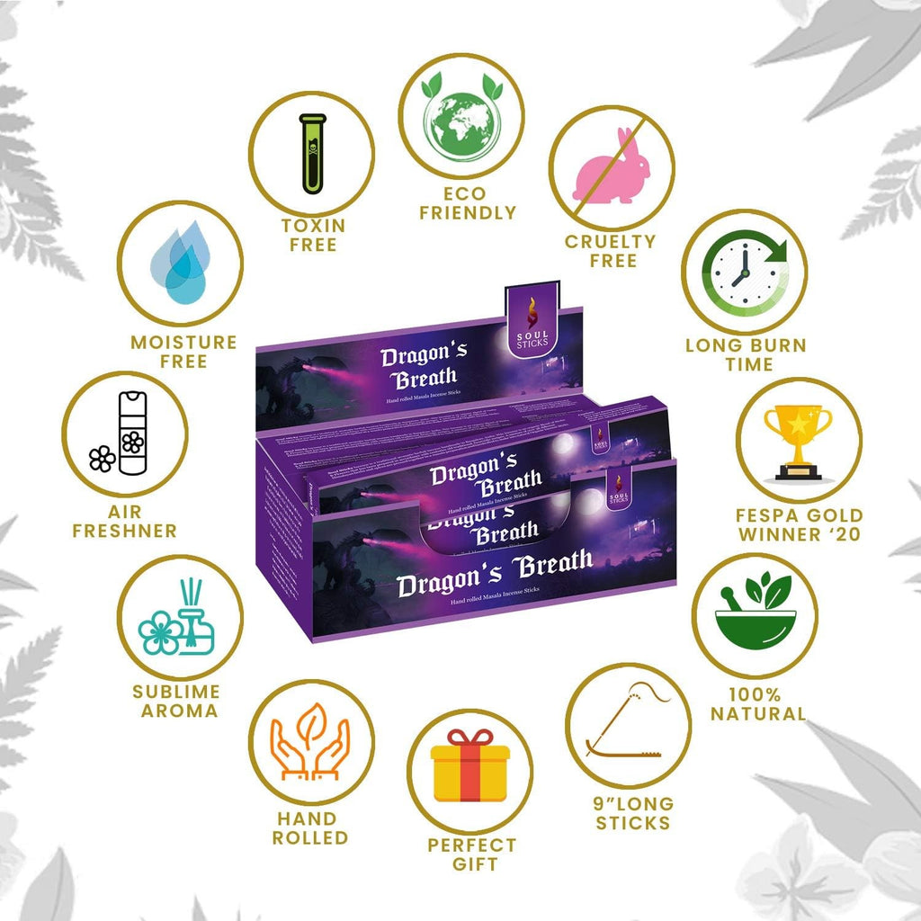 Dragon's Breath Natural Masala Incense Sticks