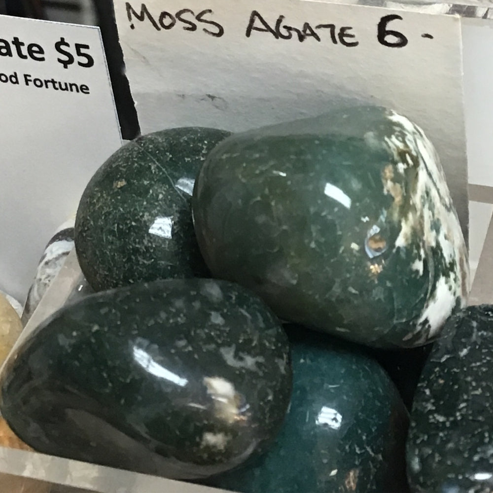 Tumbled Agate Moss