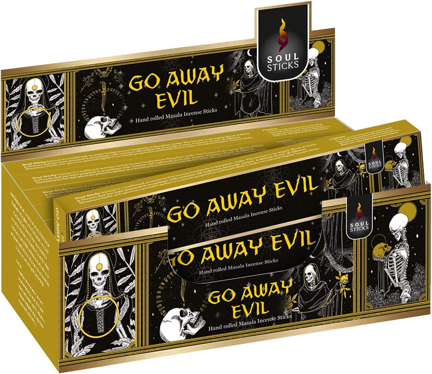 Go Away Evil Natural Masala Incense Sticks