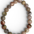 8mm Pink Opal Beaded Bracelet