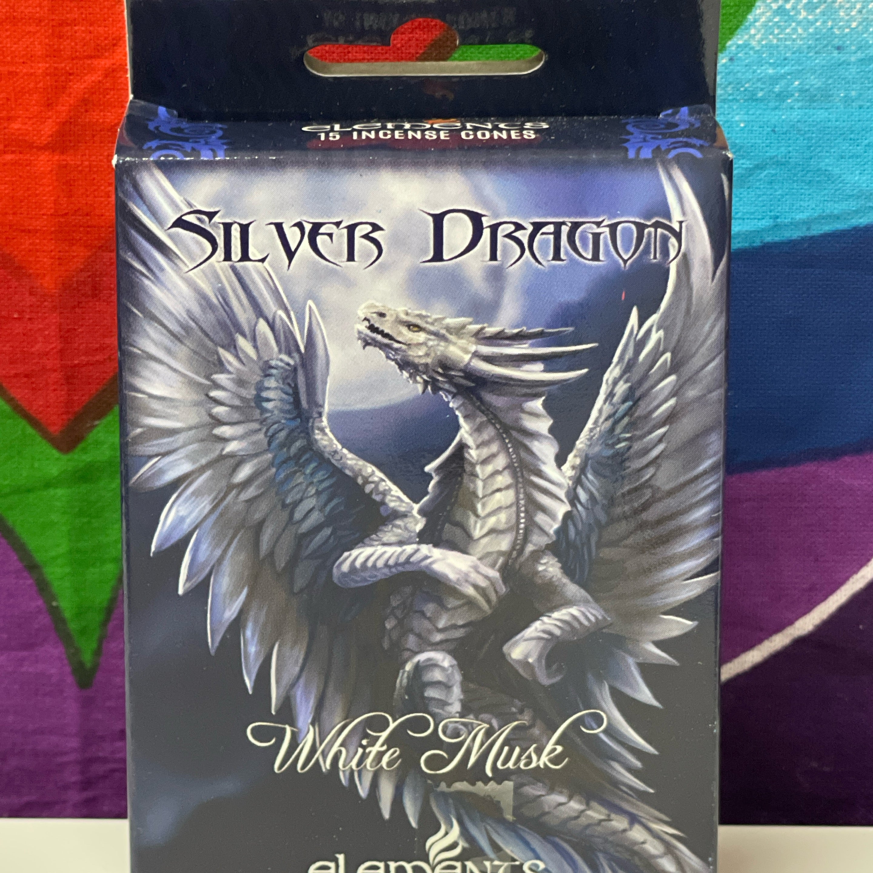 Silver Dragon Incense Cones