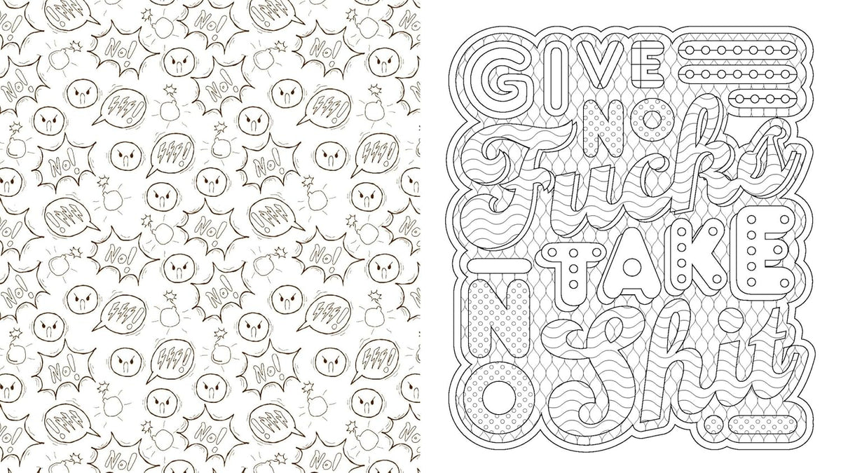 I F**king Love Coloring!: A D*mn Good Coloring Book - More Than 100 Pages to Color