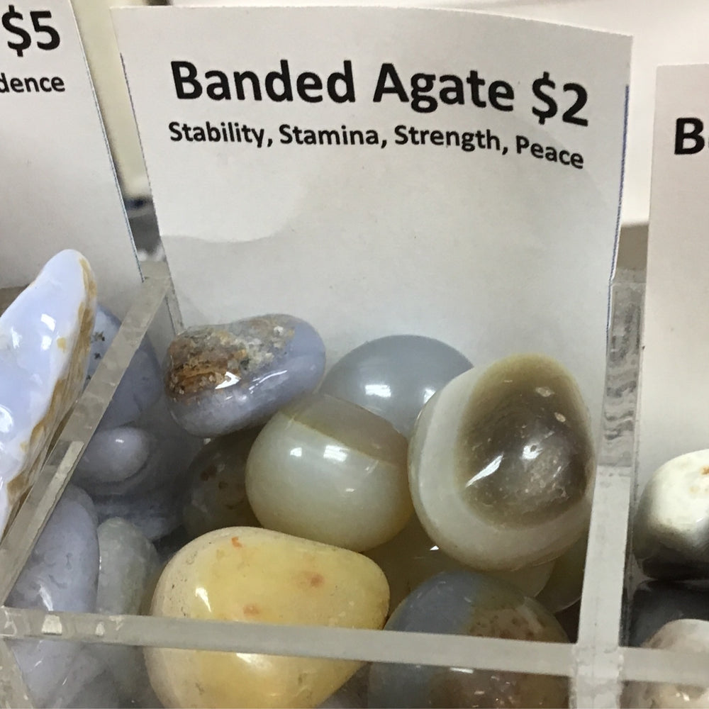 Tumbled Agate Banded