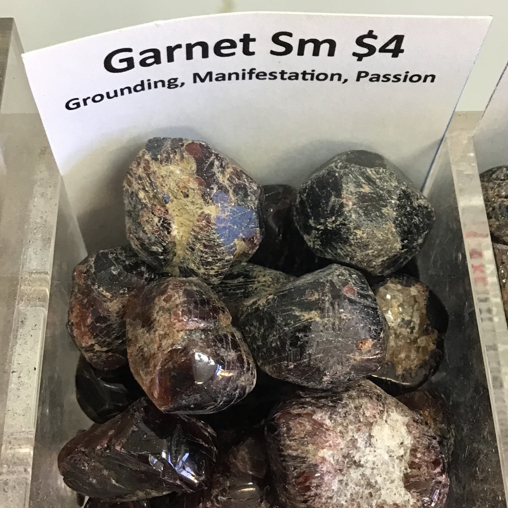 Tumbled and Rough Garnet