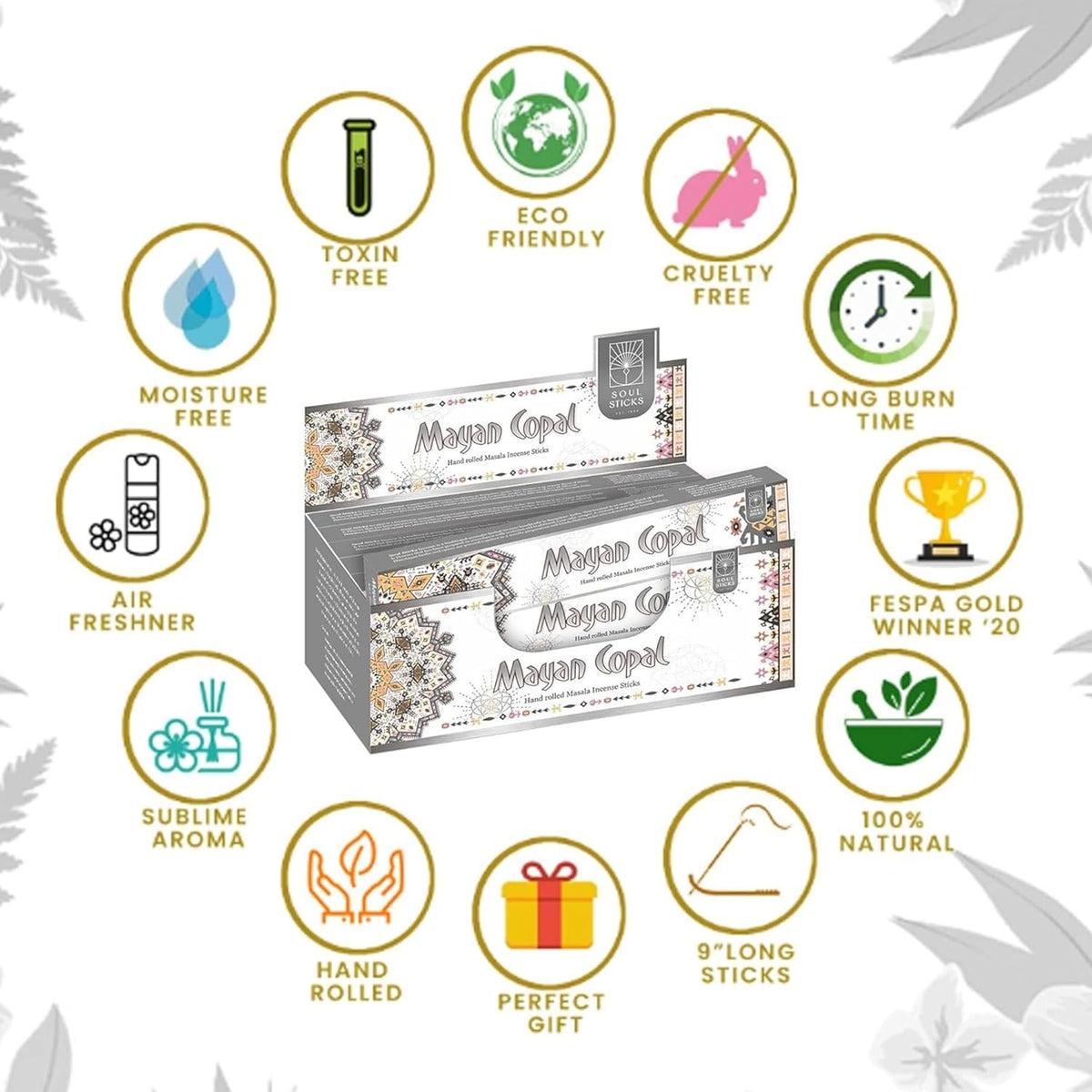 Mayan Copal Natural Masala Incense Sticks