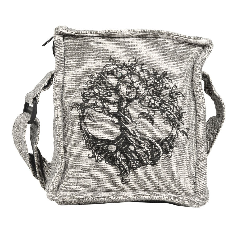 Tree of Life Cross Body Canvas Bag