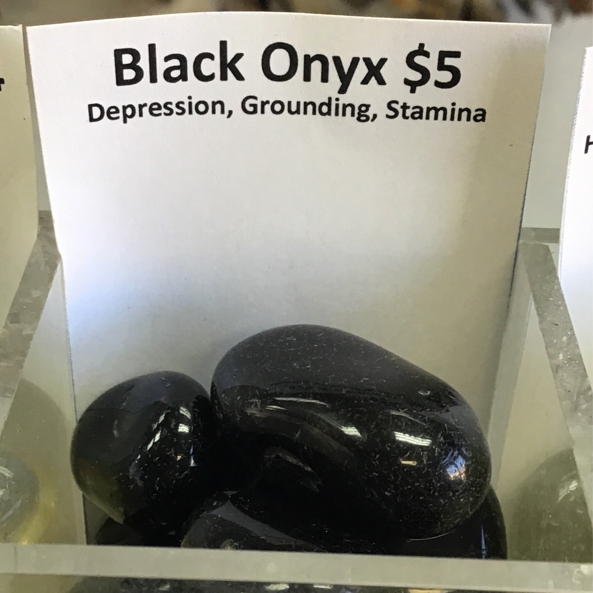 Tumbled Onyx Black (Peru)