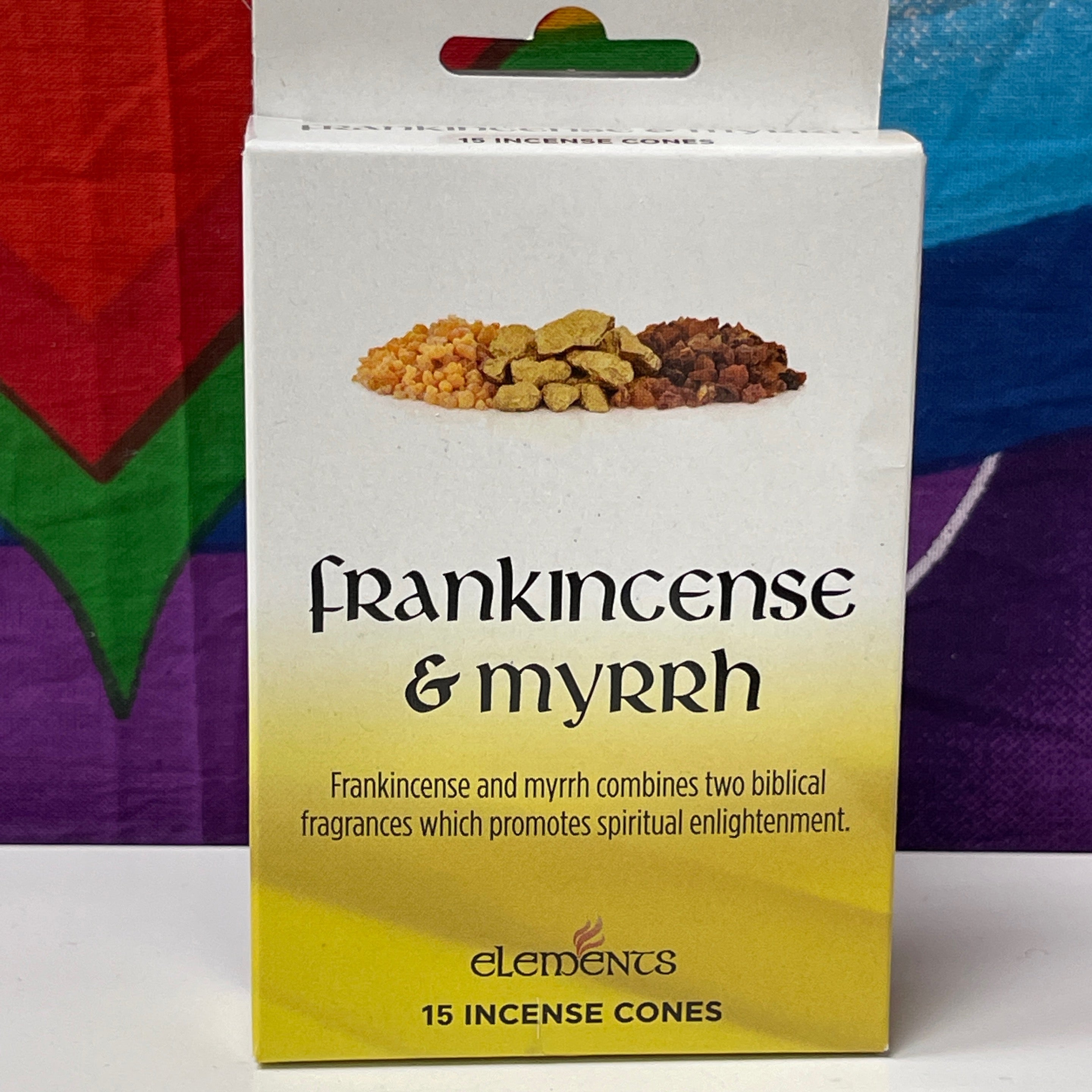 Elements Frankincense and Myrrh Incense Cones