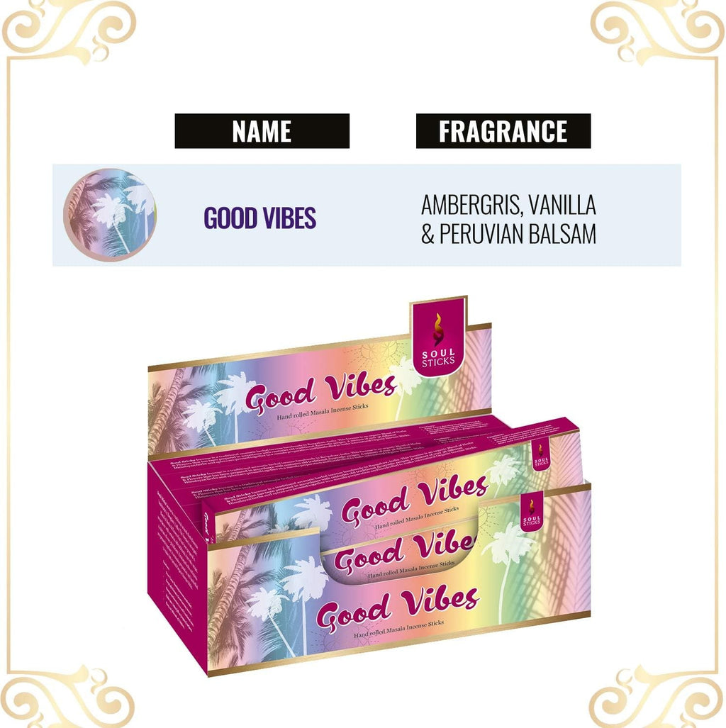 Good Vibes Natural Masala Incense Sticks