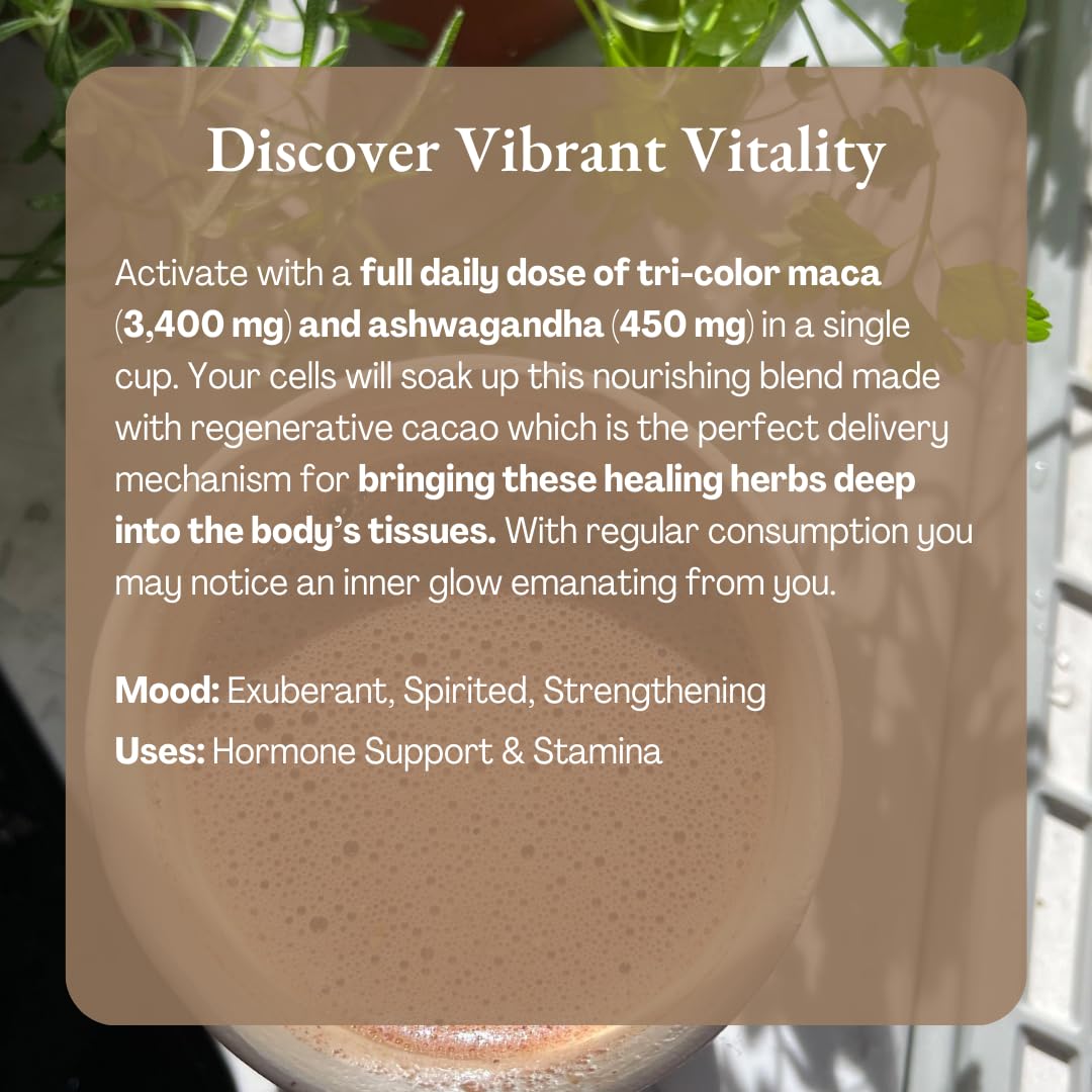 ORA Vibrant Vitality Enhanced Ceremonial Cacao