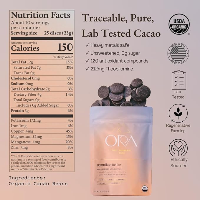 ORA Boundless Belize Ceremonial Cacao