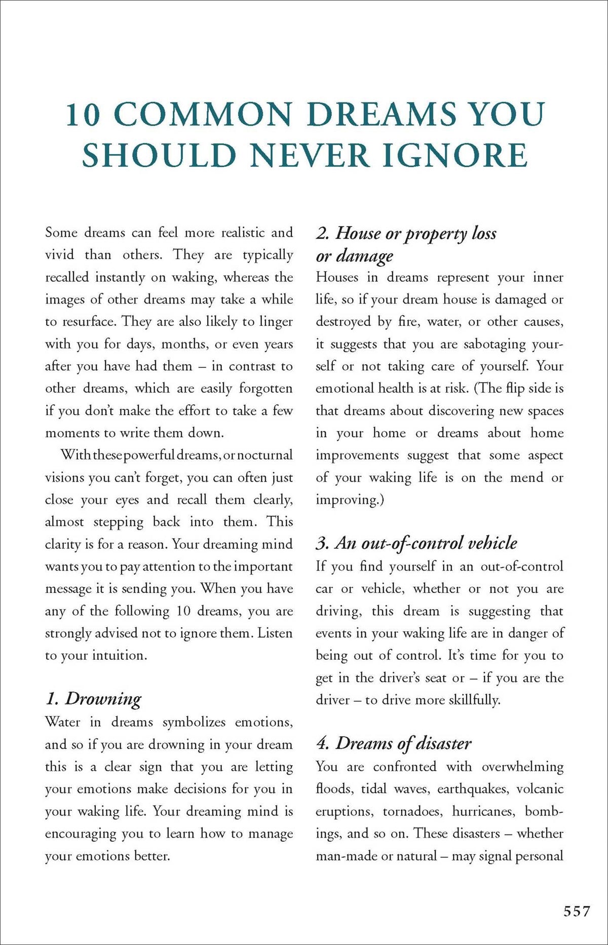 The Dream Dictionary By Theresa Cheung