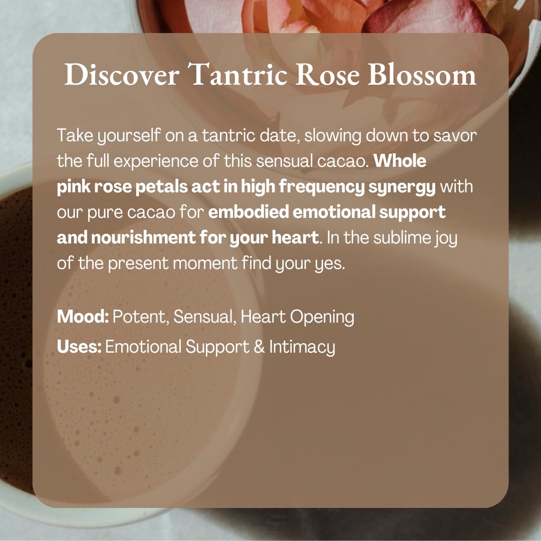 ORA Tantric Rose Blossom Enhanced Ceremonial Cacao