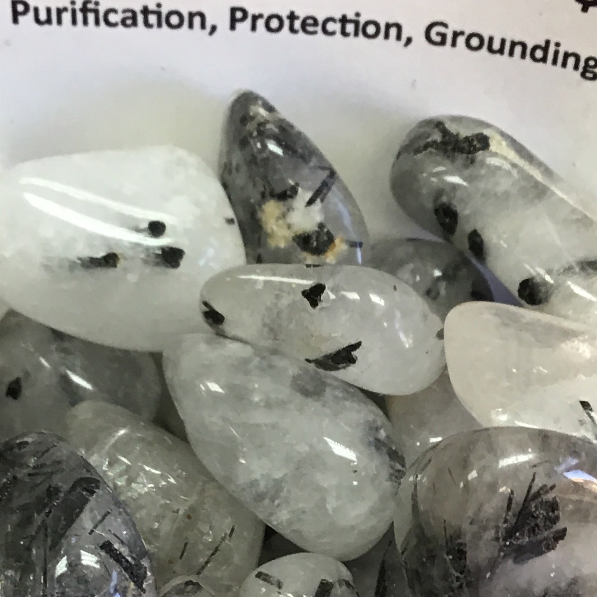 Tumbled Quartz Tourmalated Smooth
