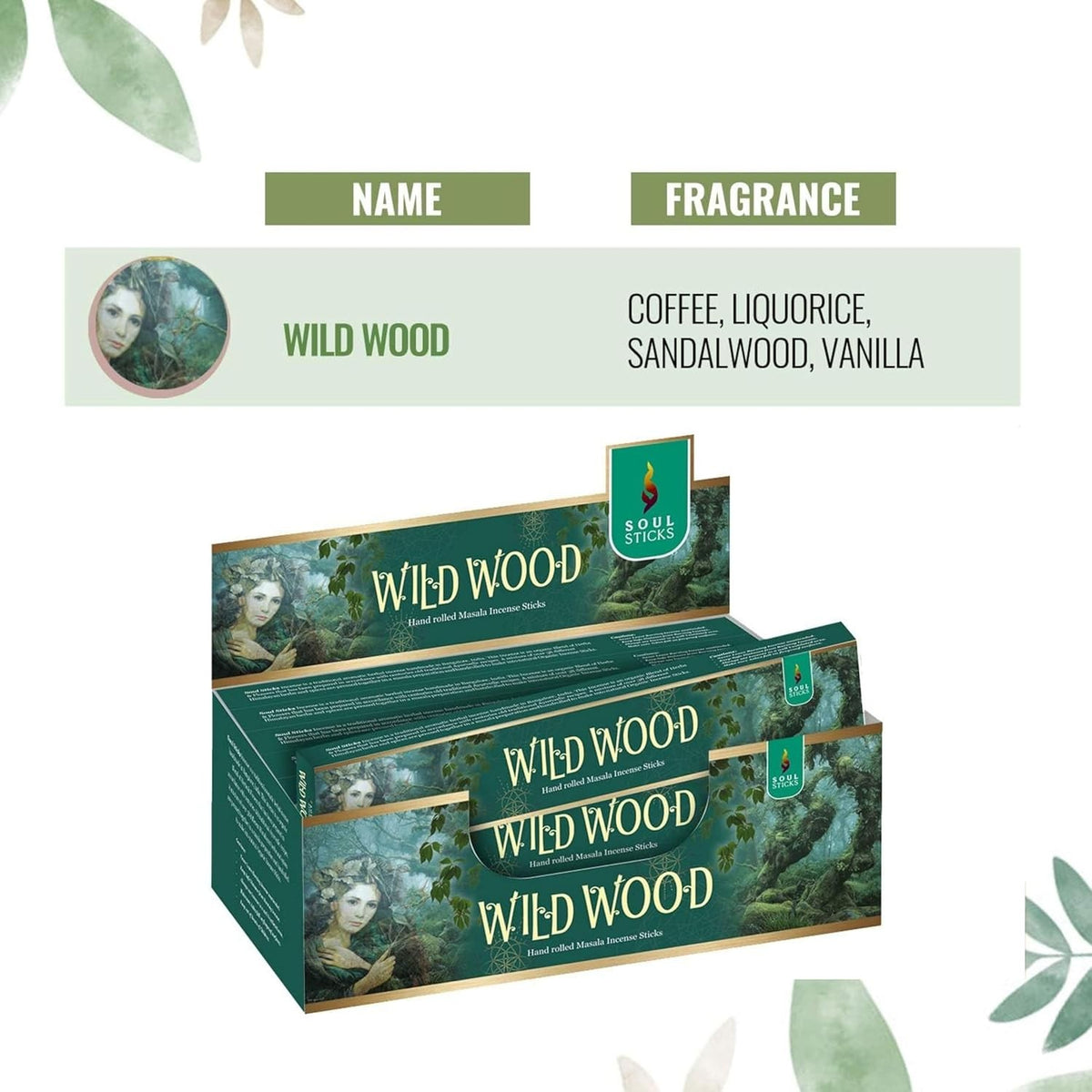 Wild Wood Natural Masala Incense Sticks