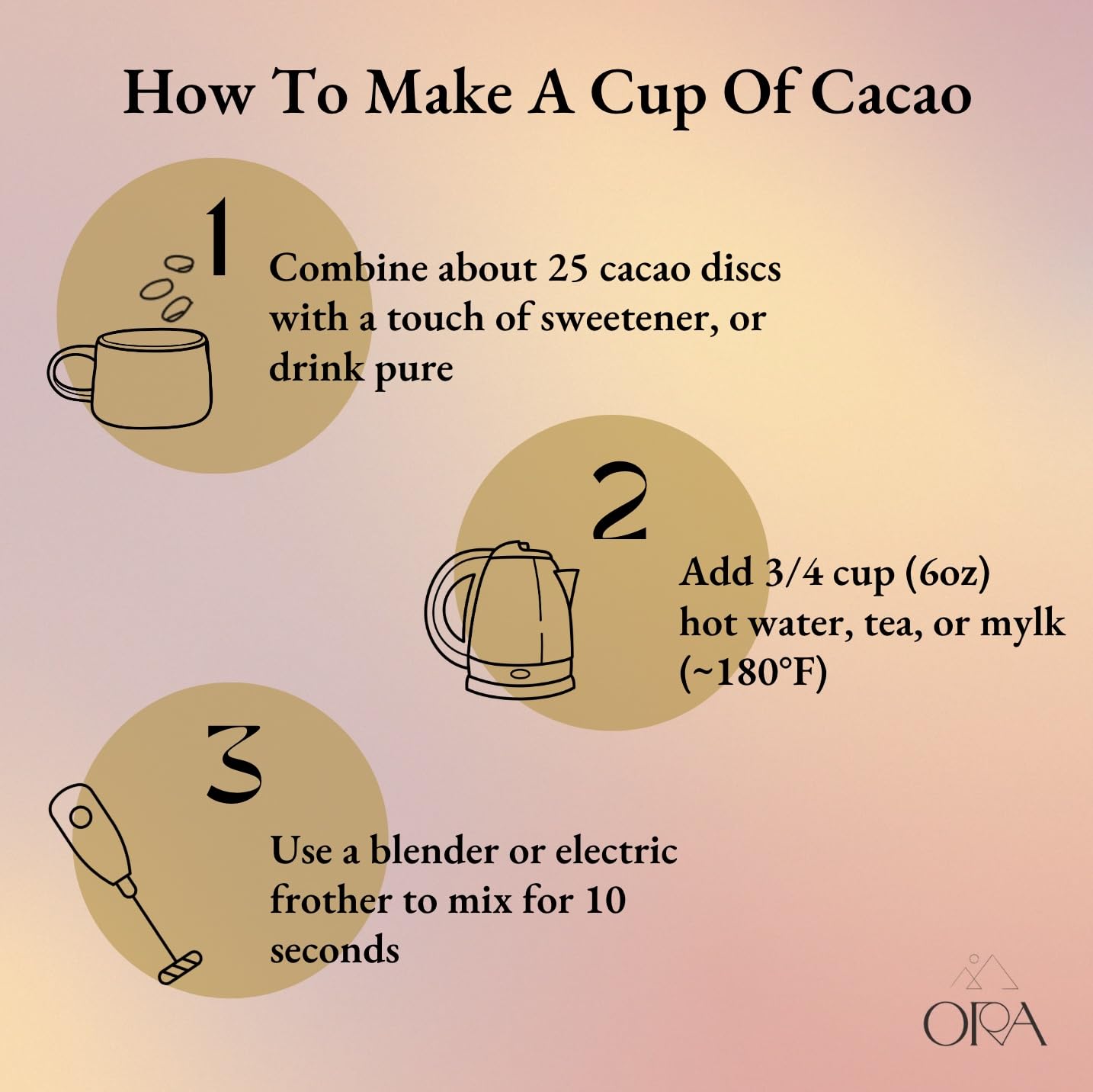 ORA Mystical Mushroom Enhanced Ceremonial Cacao