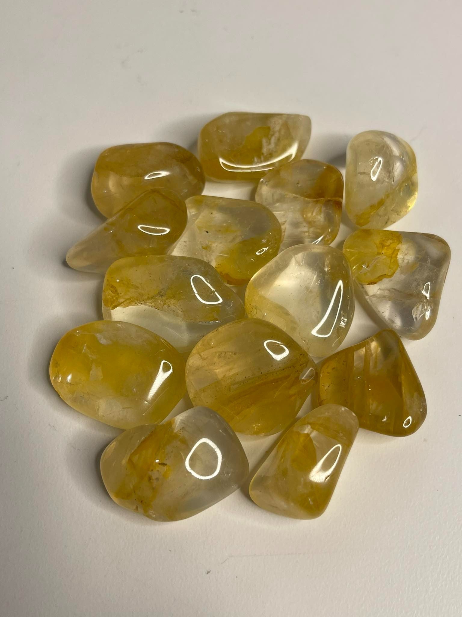 Tumbled Quartz Golden Healer Grade A Large (Yellow Haematoid Quartz)