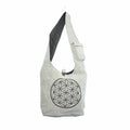 Flower of Life Cotton Shoulder Bag