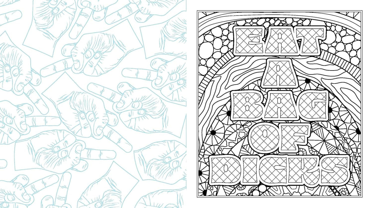 I F**king Love Coloring!: A D*mn Good Coloring Book - More Than 100 Pages to Color