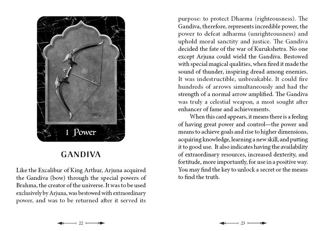 The Mahabharata Oracle: (Oracle Kit Box Set with 36 Cards and Guide Book)