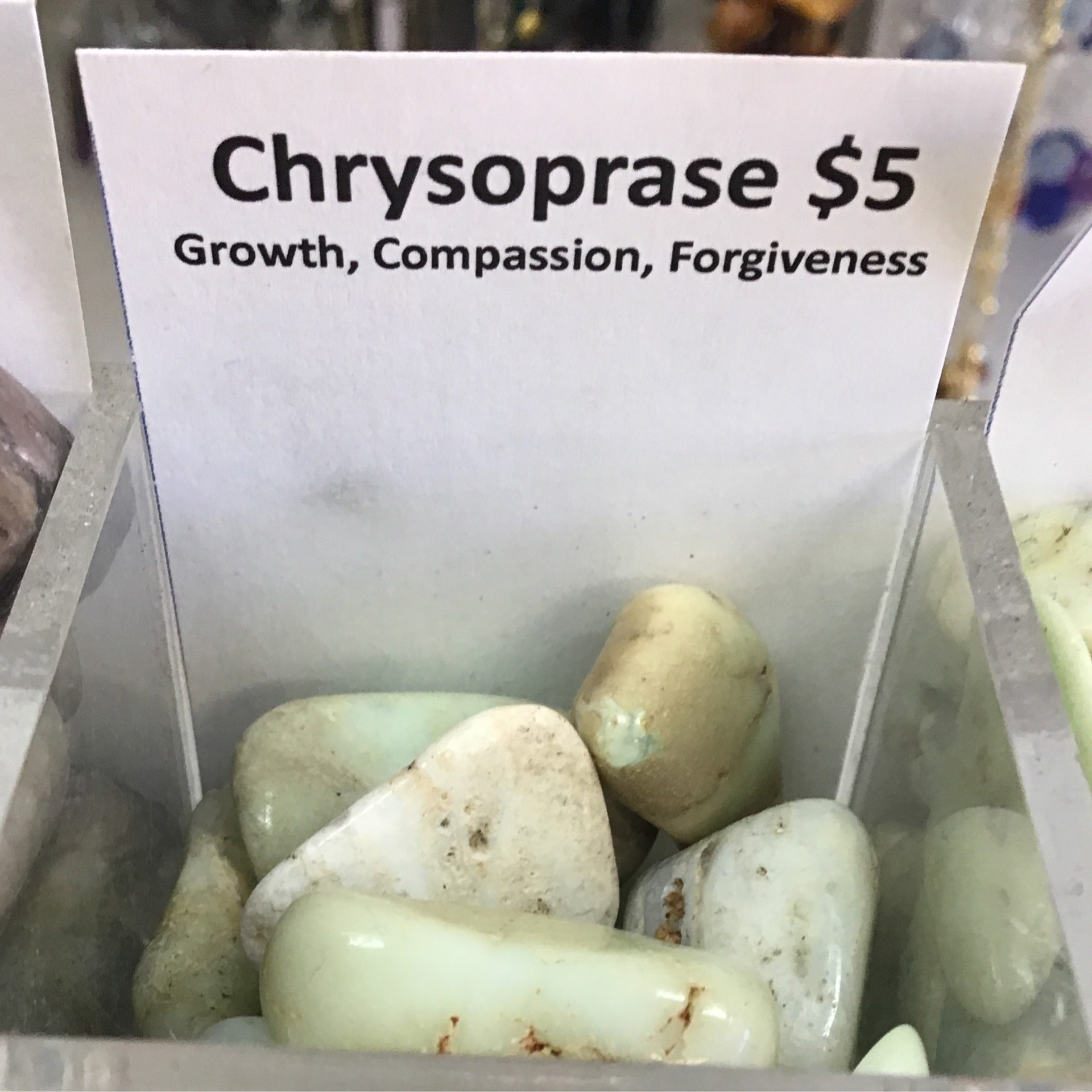 Tumbled Chrysoprase Freeform