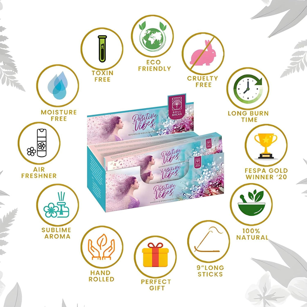Positive Vibes Natural Masala Incense Sticks