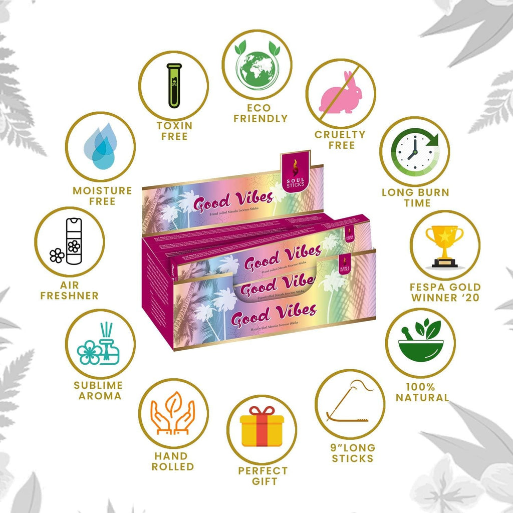 Good Vibes Natural Masala Incense Sticks