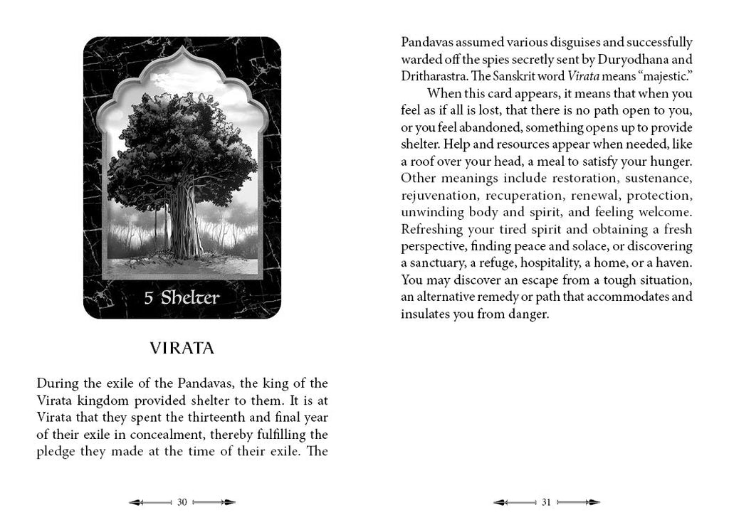 The Mahabharata Oracle: (Oracle Kit Box Set with 36 Cards and Guide Book)