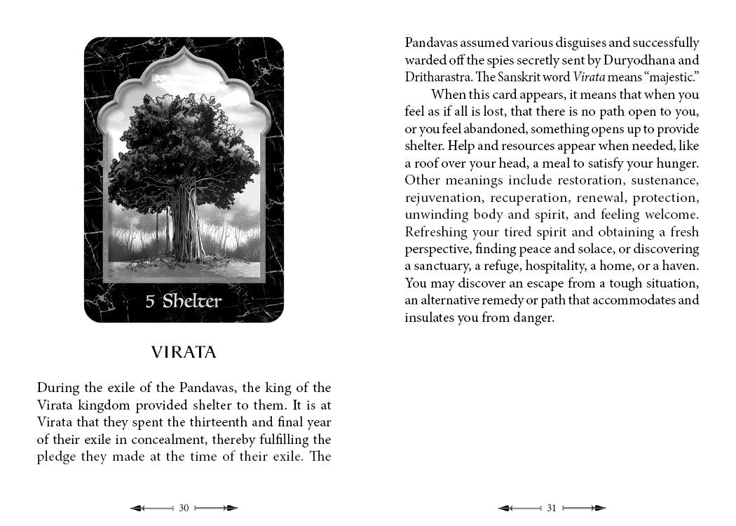 The Mahabharata Oracle: (Oracle Kit Box Set with 36 Cards and Guide Book)